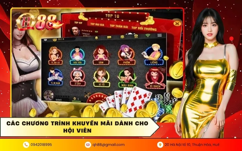 Các chương trình khuyến mãi dành cho hội viên