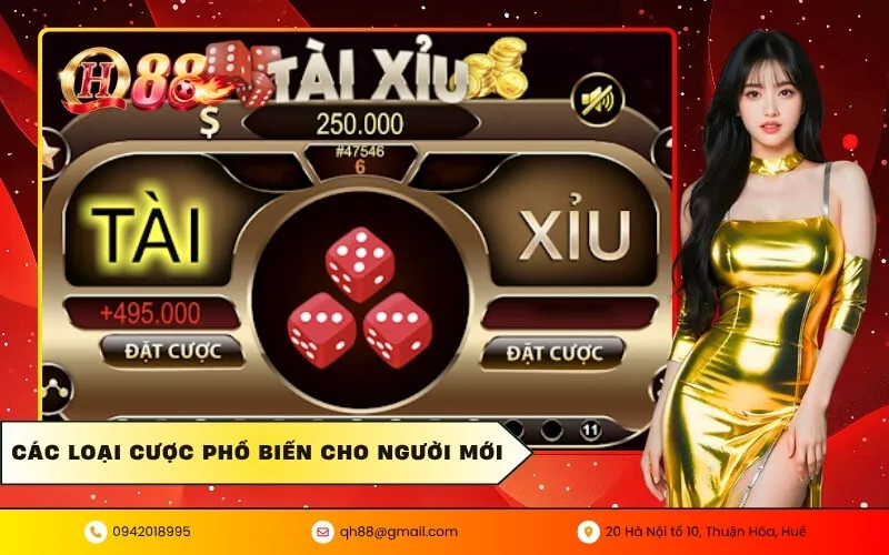 Các loại cược phổ biến cho người mới