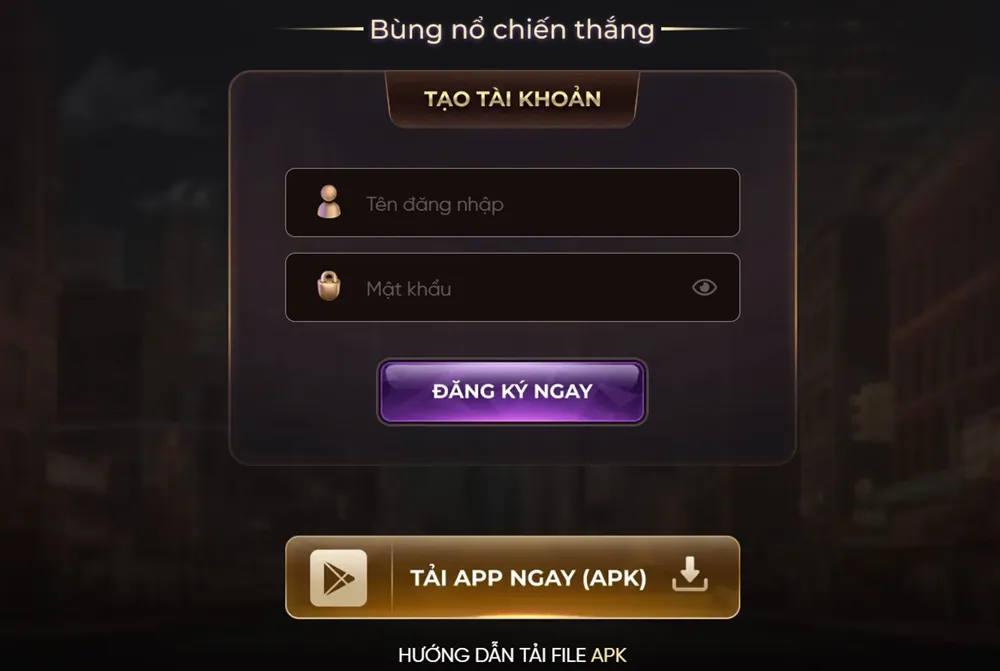 đăng ký tài khoản