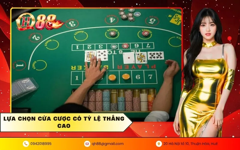 Lựa chọn cửa cược có tỷ lệ thắng cao