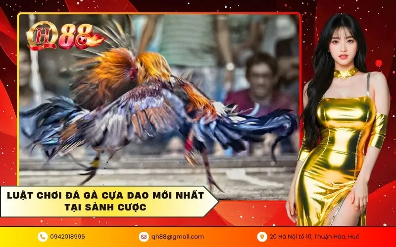 Luật chơi đá gà cựa dao mới nhất tại sảnh cược
