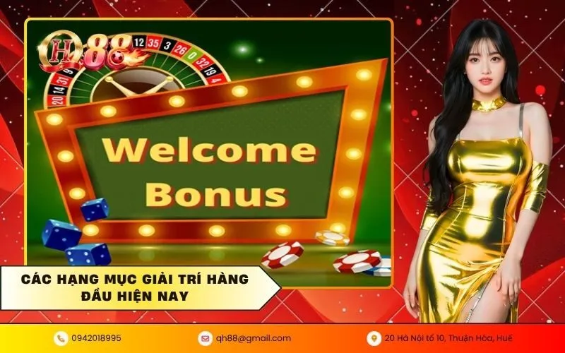 Các hạng mục giải trí hàng đầu hiện nay