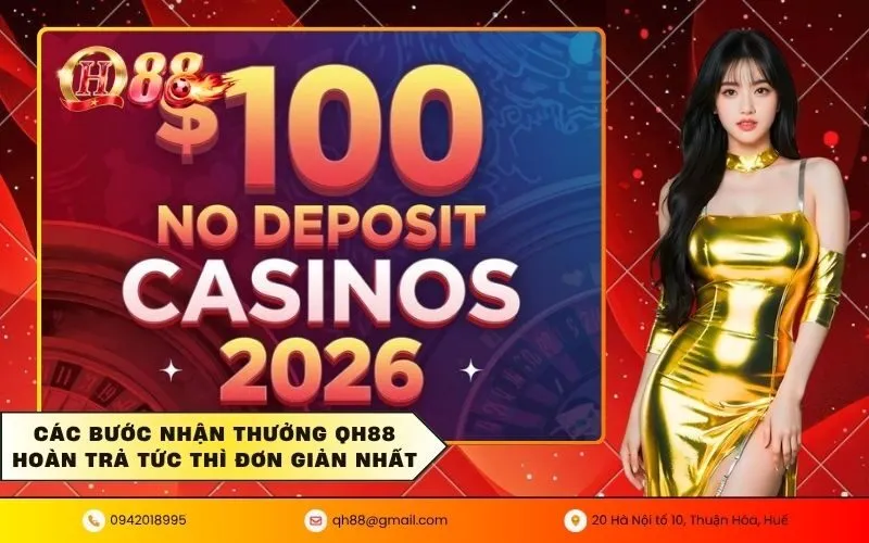 Các bước nhận thưởng QH88 hoàn trả tức thì đơn giản nhất